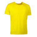Gelb - Front - ID Herren Geyser Active Sport T-Shirt, kurzärmlig