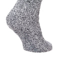 Grau - Side - FLOSO Kinder Socken mit rutschfester Sohle, warm