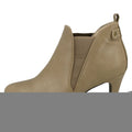 Taupe - Pack Shot - Spot On Damen Chelsea Boots mit elastischem Absatz