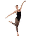 Schwarz - Back - Silky Dance - Fußlose Tanzstrumpfhose für Mädchen