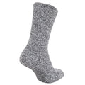 Grau - Back - FLOSO Herren Hausschuh-Socken - ABS-Socken