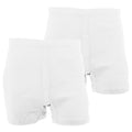 Weiß - Back - FLOSO Herren Unterhose-Shorts Baumwolle (2 Stück)