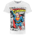 Weiß - Front - Superman Herren T-Shirt