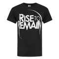 Schwarz - Front - Rise To Remain Herren T-Shirt
