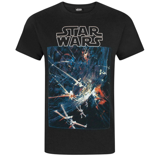 Bunt - Front - Star Wars Herren Death Star T-Shirt