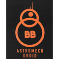 Schwarz - Back - Star Wars Damen The Force Awakens BB-8 Astromech Droid T-Shirt
