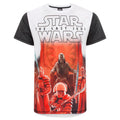 Weiß - Front - Star Wars Herren The Last Jedi First Order T-Shirt