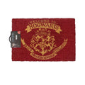 Rot - Front - Harry Potter offizielle Welcome To Hogwarts Türmatte