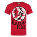 Rot - Front - Karate Kid offizielles Herren Crane Kick T-Shirt