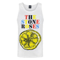 Weiß - Front - The Stone Roses Offizielles Herren Lemon Unterhemd
