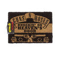 Braun-Schwarz - Front - Guns N Roses offizielle Knockin On Heavens Door Türmatte