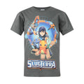 Anthrazit - Front - Slugterra Kinder T-Shirt