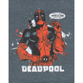 Anthrazit - Side - Deadpool - "This Is What Awesome Looks Like" T-Shirt für Herren