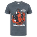 Anthrazit - Front - Deadpool - "This Is What Awesome Looks Like" T-Shirt für Herren