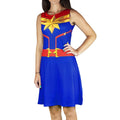 Bunt - Side - Captain Marvel - Kostüm-Kleid für Damen