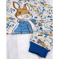 Blau-Cremefarbe - Side - Peter Rabbit - Schlafanzug für Kinder