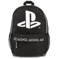 Schwarz-Weiß - Front - Sony Playstation - Kinder Rucksack, Logo