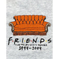 Grau meliert - Side - Friends - "Central Perk" kurzes T-Shirt für Mädchen