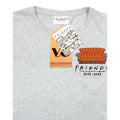 Grau meliert - Lifestyle - Friends - "Central Perk" kurzes T-Shirt für Damen