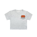Grau meliert - Front - Friends - "Central Perk" kurzes T-Shirt für Damen
