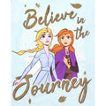 Eisblau - Lifestyle - Frozen II - "Believe In The Journey" T-Shirt, Rüschen für Mädchen