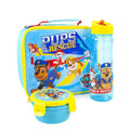 Blau-Gelb - Front - Paw Patrol - "Rescue Pups" Brotzeittaschen-Set für Kinder