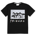 Schwarz-Grau - Side - Friends - Schlafanzug mit Shorts für Mädchen