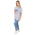 Grau-Blau-Rot - Back - NFL - T-Shirt für Damen