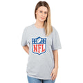Grau-Blau-Rot - Front - NFL - T-Shirt für Damen