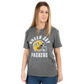 Anthrazit-Gelb - Front - Green Bay Packers - T-Shirt für Damen