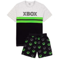 Schwarz-Grau-Grün - Front - Xbox - "Gamer" T-Shirt und Shorts für Herren