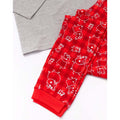 Rot-Grau - Pack Shot - Peppa Pig - Schlafanzug für Herren - weihnachtliches Design