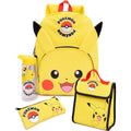 Gelb - Front - Pokemon - Lunchtasche und Rucksack  Set  4er-Pack