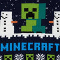 Marineblau - Back - Minecraft - Pullover für Kinder - weihnachtliches Design