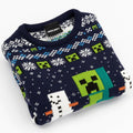 Marineblau - Lifestyle - Minecraft - Pullover für Kinder - weihnachtliches Design