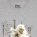 Grau-Stumpfes Gold - Side - The Lord Of The Rings - T-Shirt für Herren