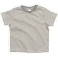 Weiß- Heidekraut - Front - BabyBugz Baby Jungen Streifen T-Shirt