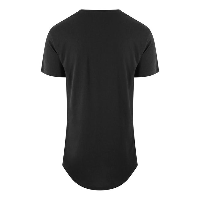 Schwarz - Back - AWDis Just Ts Herren Westcoast Long Line T-Shirt
