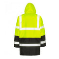 Neongelb-Schwarz - Back - Result Erwachsene Unisex Core Motorway 2 Ton Safety Jacke