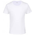 Weiß - Front - RTP Apparel Kinder T-Shirt Organik Kurzarm