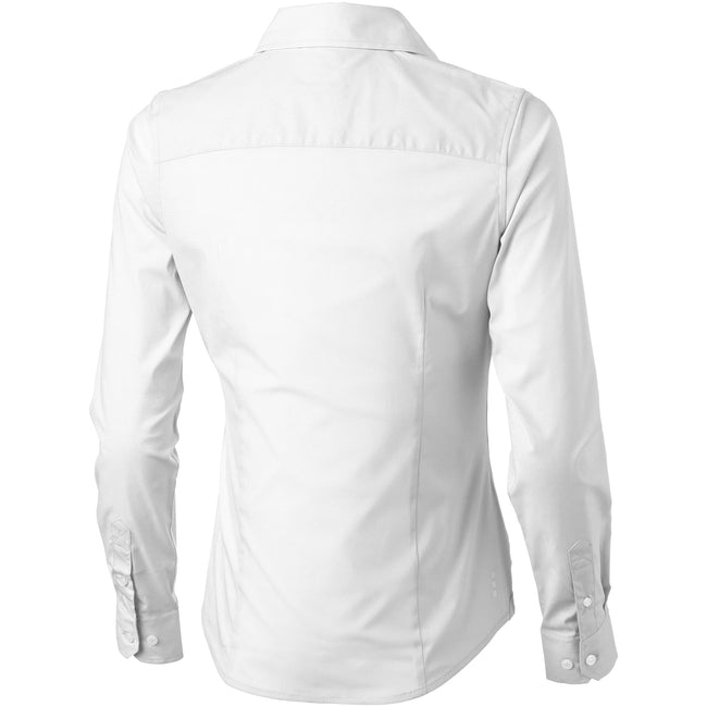 Weiß - Back - Elevate Damen Hemd Hamilton, langärmlig
