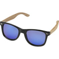 Bambus Braun-Blau - Side - Avenue - Verspiegelt - Sonnenbrille "Hiru Polarized" - Eiche