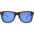 Bambus Braun-Blau - Front - Avenue - Verspiegelt - Sonnenbrille "Hiru Polarized" - Eiche