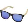 Braun-Blau - Back - Avenue - Verspiegelt - Sonnenbrille "Taiyo Polarized" - Recyceltes PET, Bambus, Recycelter Kunststoff