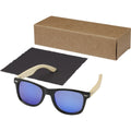 Braun-Blau - Lifestyle - Avenue - Verspiegelt - Sonnenbrille "Taiyo Polarized" - Recyceltes PET, Bambus, Recycelter Kunststoff