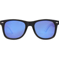 Braun-Blau - Front - Avenue - Verspiegelt - Sonnenbrille "Taiyo Polarized" - Recyceltes PET, Bambus, Recycelter Kunststoff