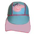 Hellblau-Pink - Side - Peppa Pig - Badeanzug mit Sonnenschutz für Mädchen
