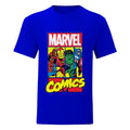 Königsblau - Front - Marvel - Heroes T-Shirt für Jungen