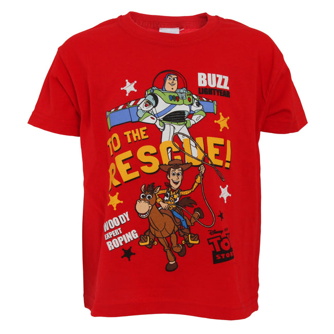 Rot - Side - Toy Story Kinder T-Shirt Buzz Lightyear - Woody