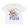Weiß - Side - Mickey Mouse & Friends - Here Comes The Fun T-Shirt für Baby-Girls